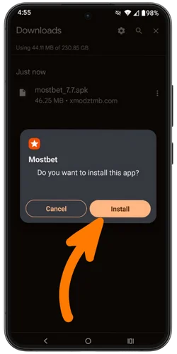 Step 5: Install the APK file
