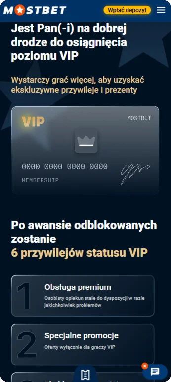 Mostbet app VIP
