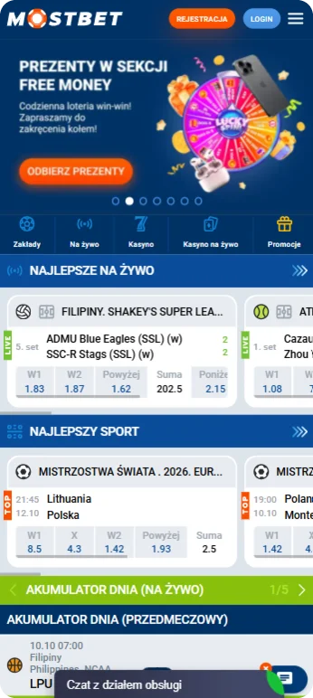 Mostbet app Strona główna