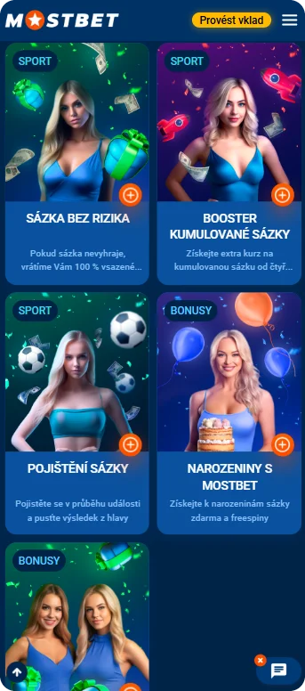 Mostbet app promoakce