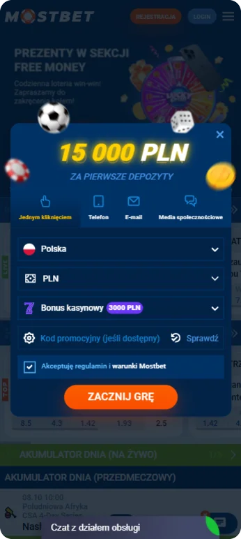 Mostbet app rejestracja