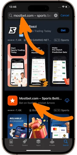 Addım 2: Mostbet axtarın