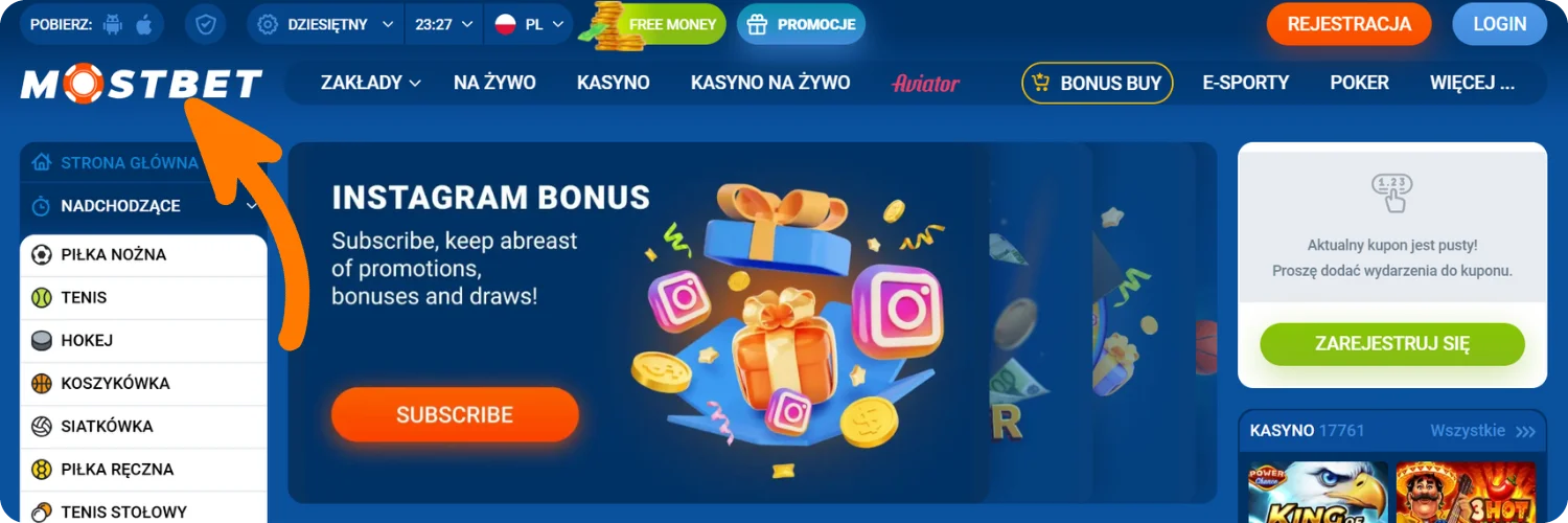 Przejdź na oficjalną stronę