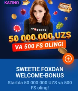 Sweetie Foxdan Welcome Bonus