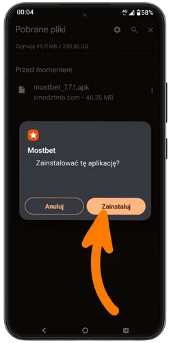 Krok 5: Zainstaluj plik APK