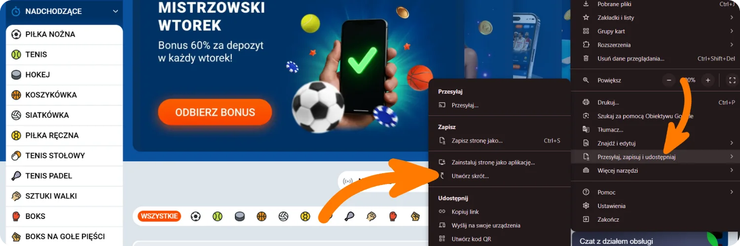 Zapisz skrót